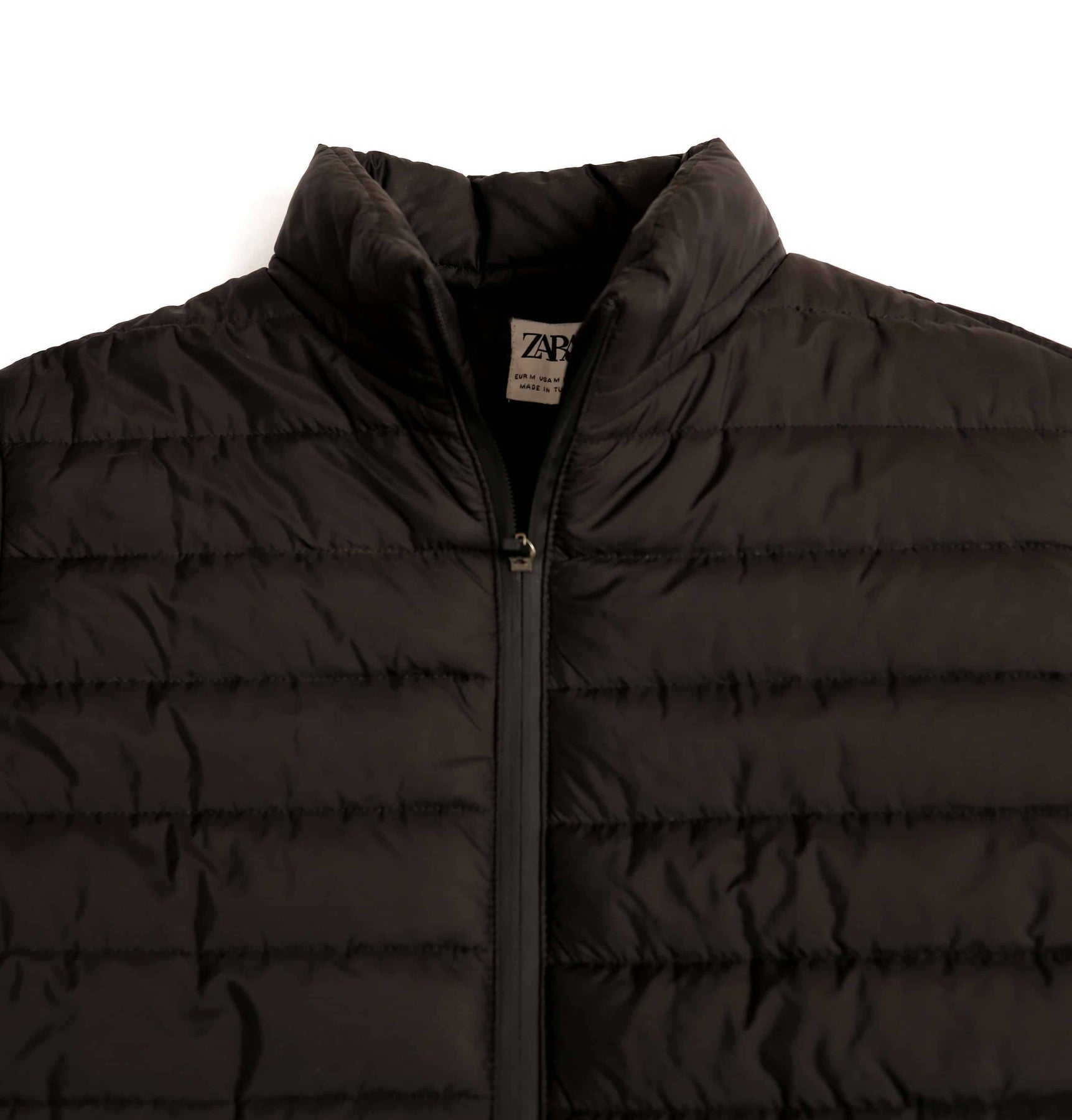 Stand Collar Puffer Jacket -
