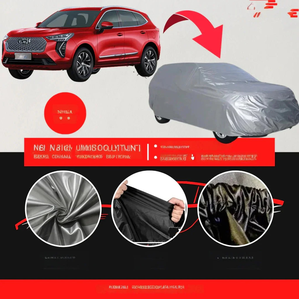 Haval Jolion 2021 - 2025 Car Top Cover - Waterproof & Dustproof Silver Spray Coated + Free Bag
