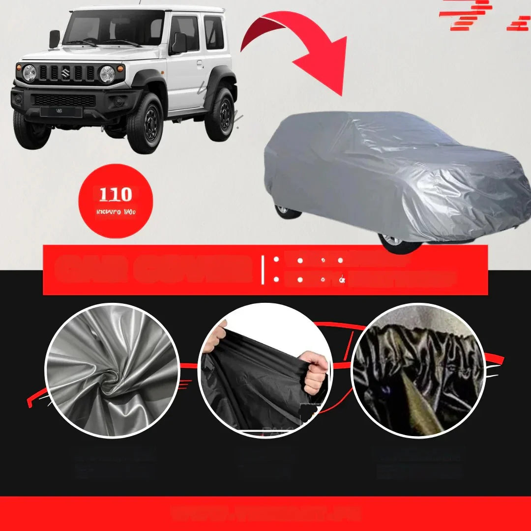 Suzuki Jimny 1998-2025 Car Top Cover - Waterproof & Dustproof Silver Spray Coated + Free Bag