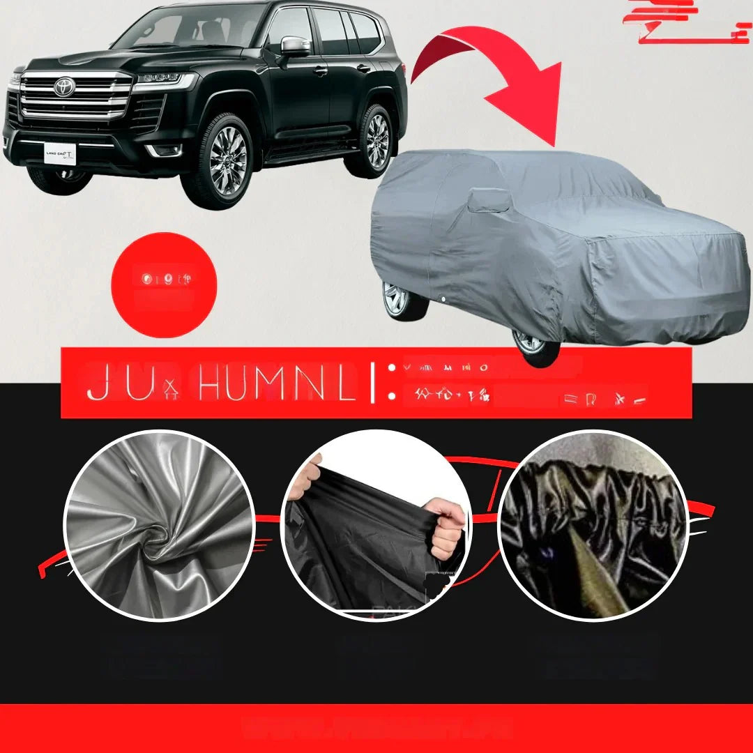 Toyota Land Cruiser V8 2015 - 2025 Car Top Cover - Waterproof & Dustproof Silver Spray Coated + Free Bag