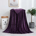 Thermal Soft AC Throw Blanket - Purple