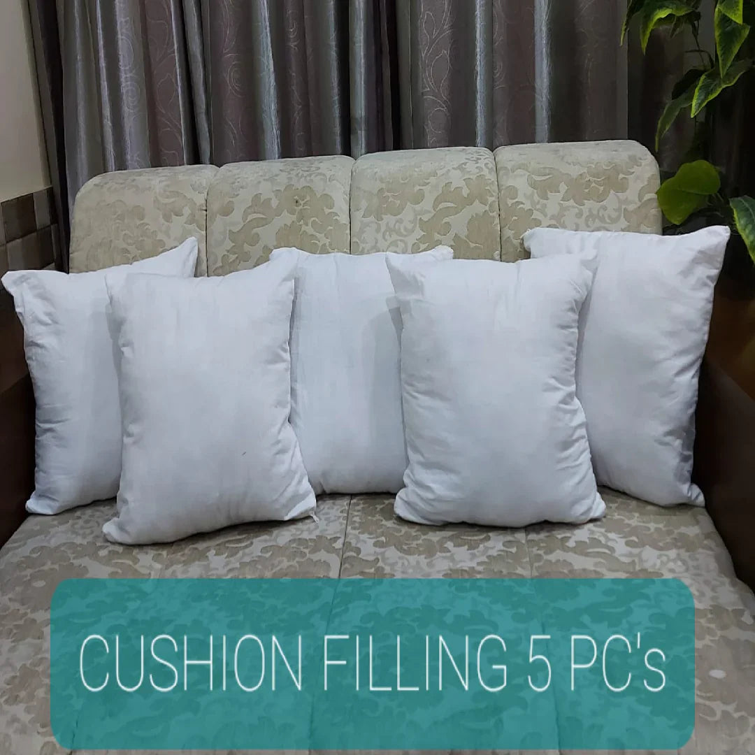 Cushion Fillings Sets, Size: 40x40 CM (15x15 In Inches), Pack of 5 and Pack of 10.