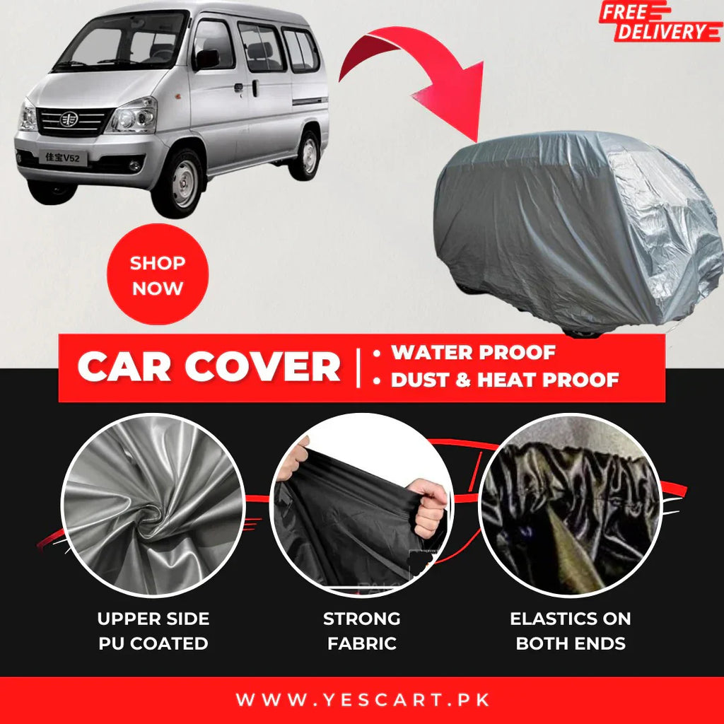 FAW X-PV 2009-2025 Car Top Cover - Waterproof & Dustproof Silver Spray Coated + Free Bag
