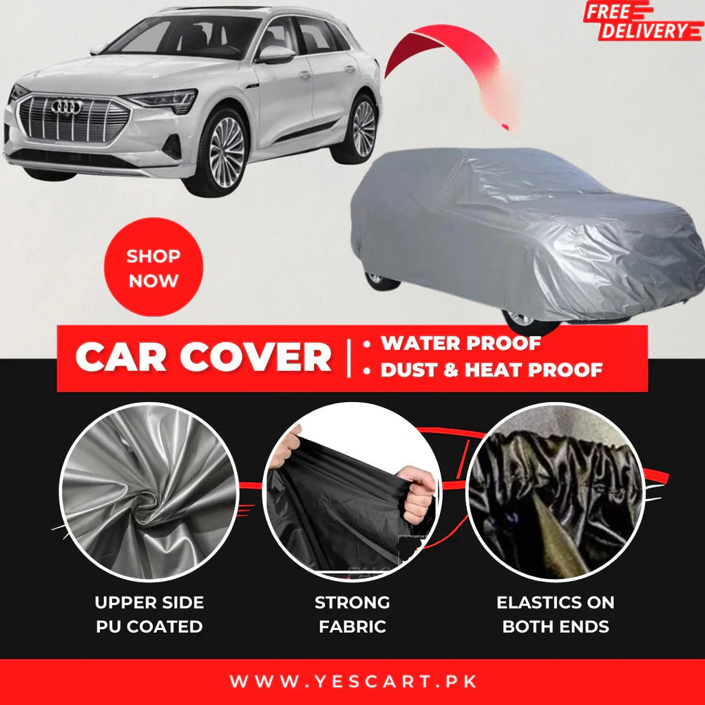 Audi E Tron 2020-2025 Car Top Cover - Waterproof & Dustproof Silver Spray Coated + Free Bag