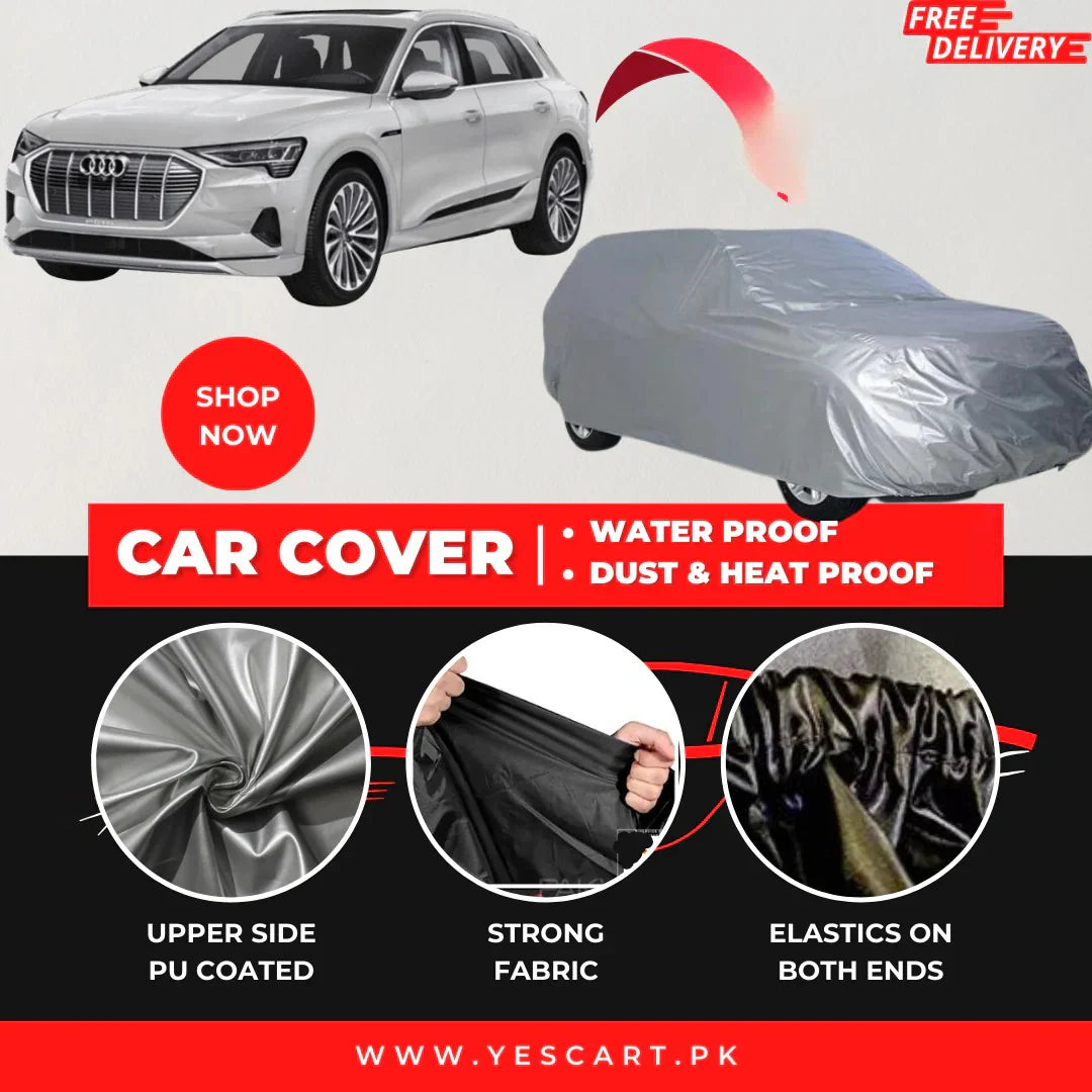 Audi E Tron 2020-2025 Car Top Cover - Waterproof & Dustproof Silver Spray Coated + Free Bag