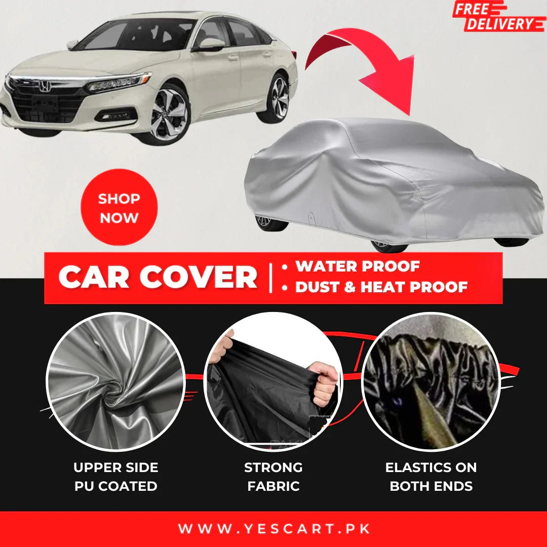 Honda Accord 2014-2025 Car Top Cover - Waterproof & Dustproof Silver Spray Coated + Free Bag