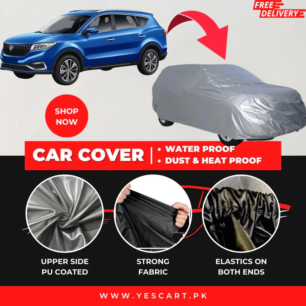 DFSK Glory 2018-2025 Car Top Cover - Waterproof & Dustproof Silver Spray Coated + Free Bag