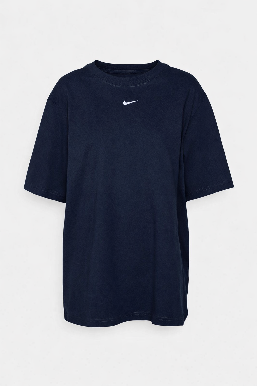 unisex drop shoulder T-shirt ( Navy  blue )