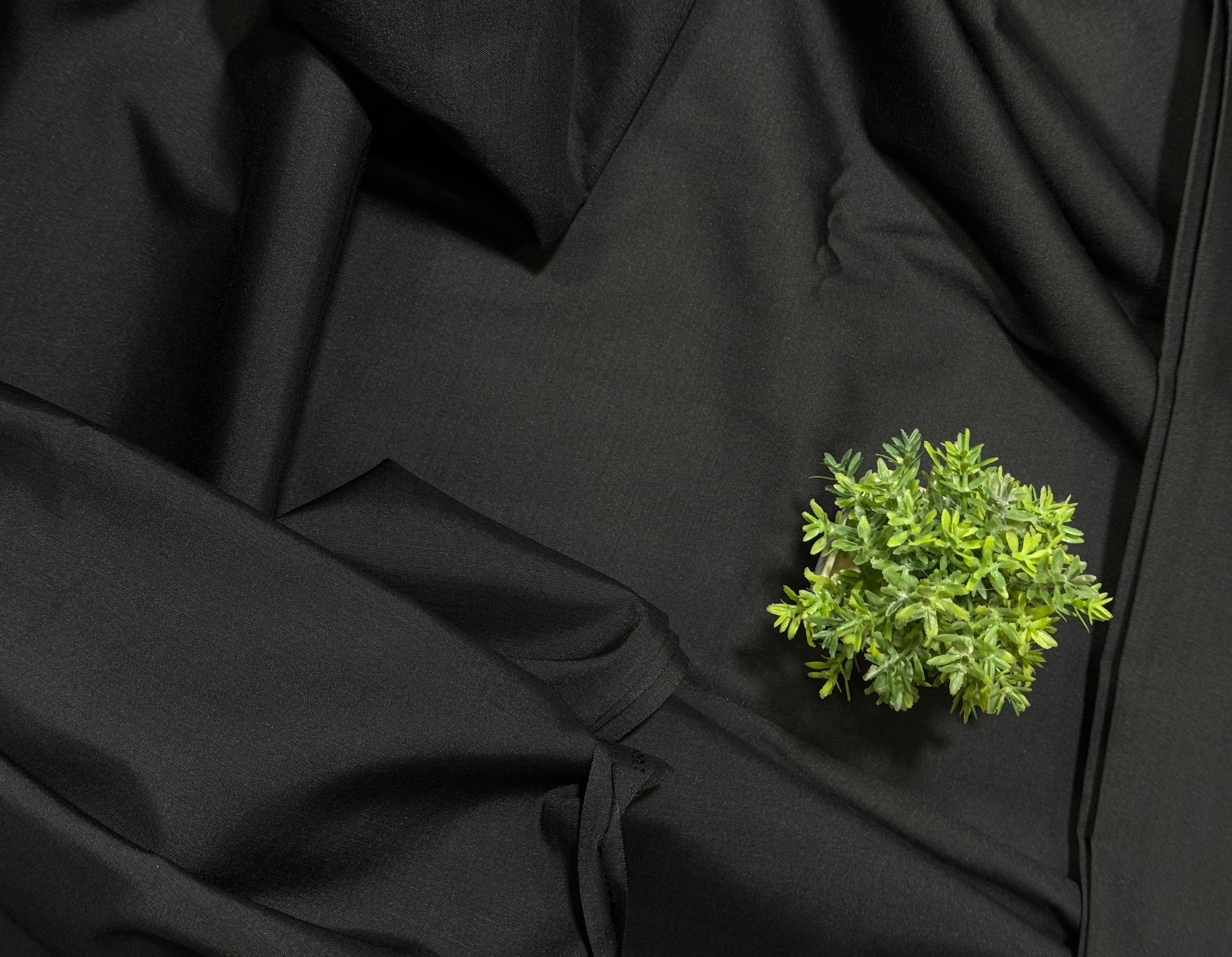 J. MALAI BOSKI (UNSTITCHED) BLACK