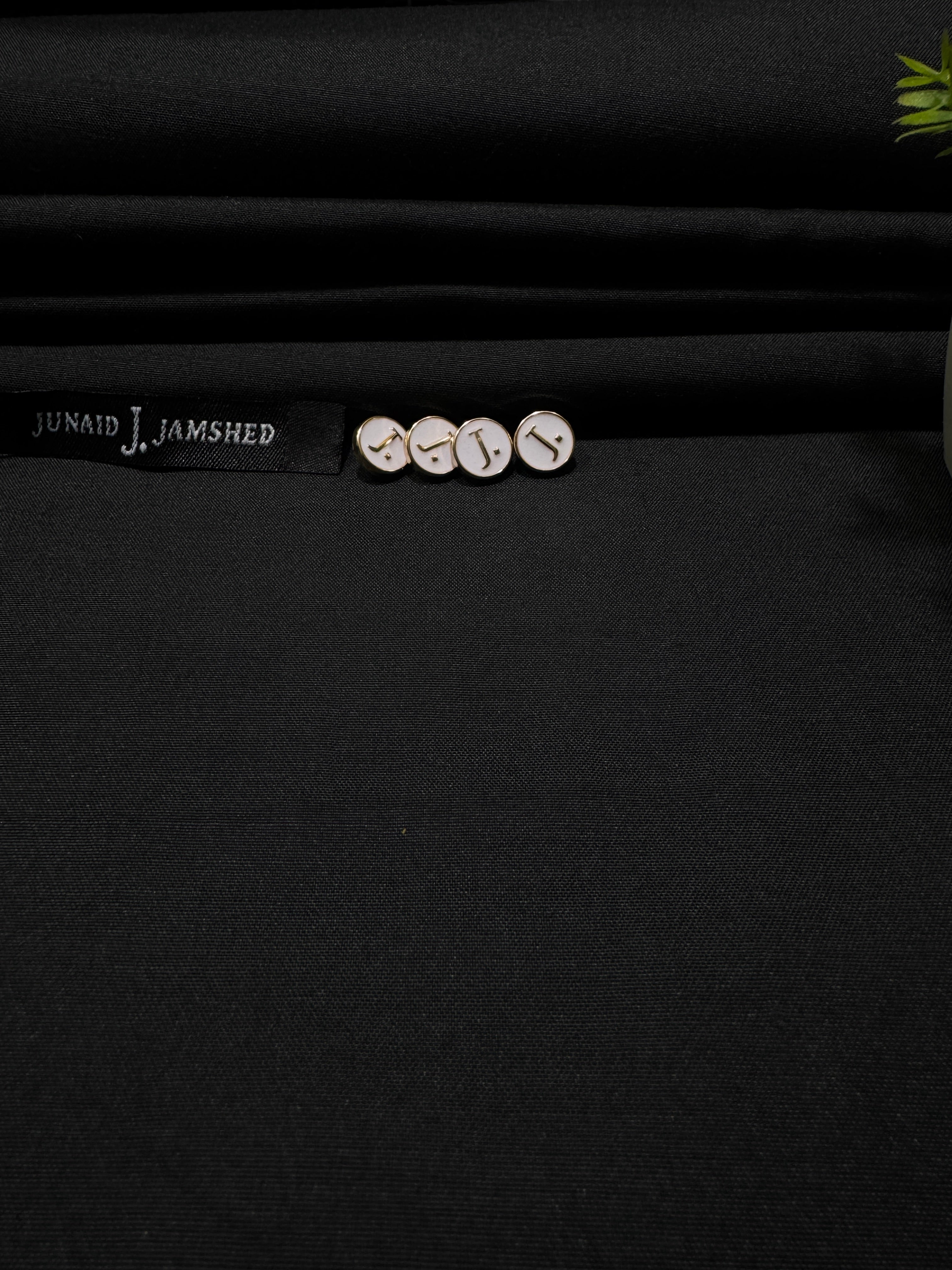 J. MALAI BOSKI (UNSTITCHED) BLACK