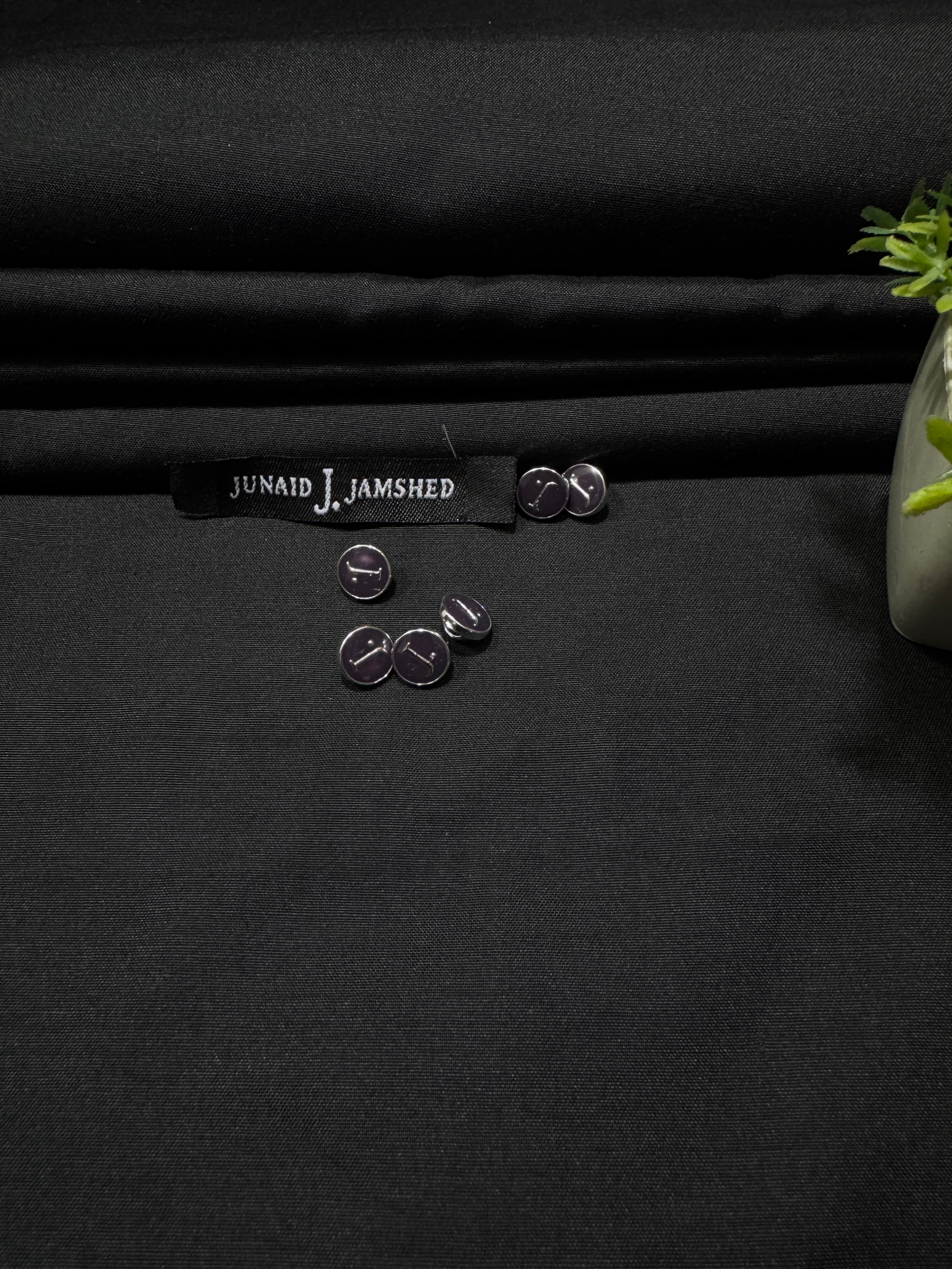 J. MALAI BOSKI (UNSTITCHED) BLACK