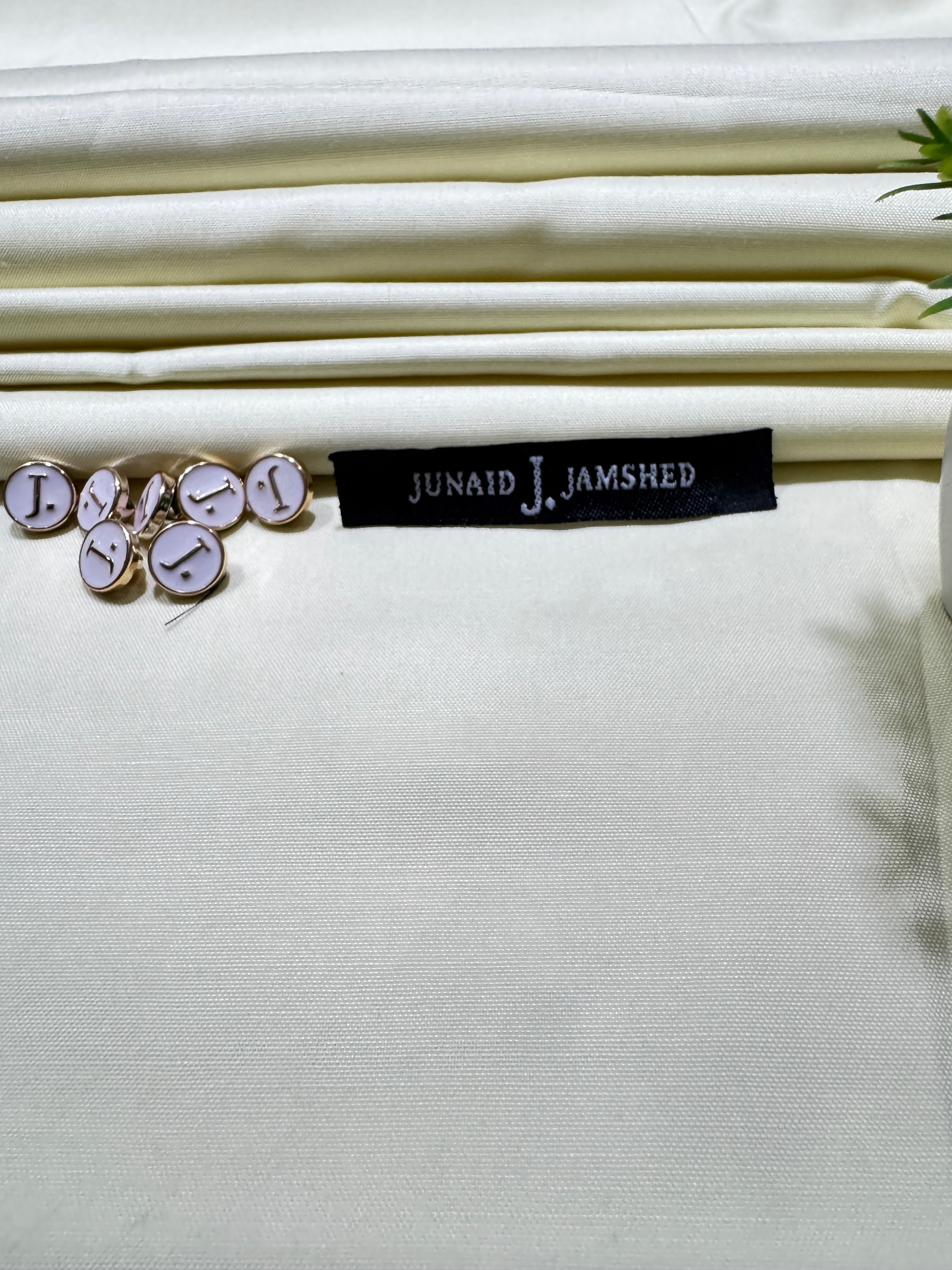 J. MALAI BOSKI (UNSTITCHED) CREAM