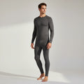 Men's Full-Body Thermal Warmer Wool (FULL SUIT) - Charcoal Grey