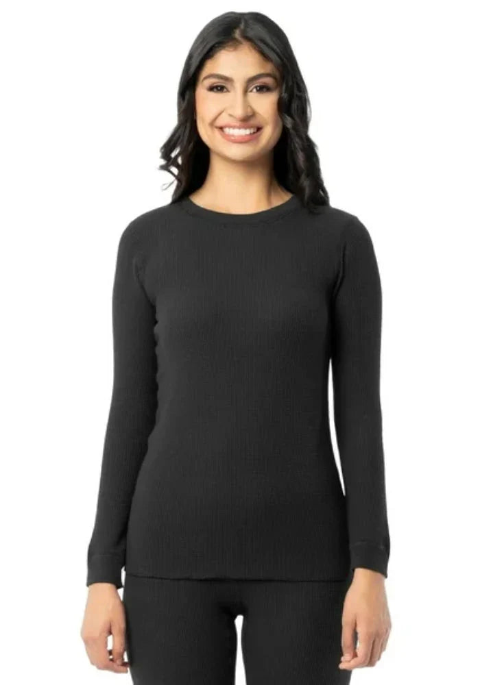Women's Full-Body Thermal Warmer Wool (FULL SUIT) - BLACK