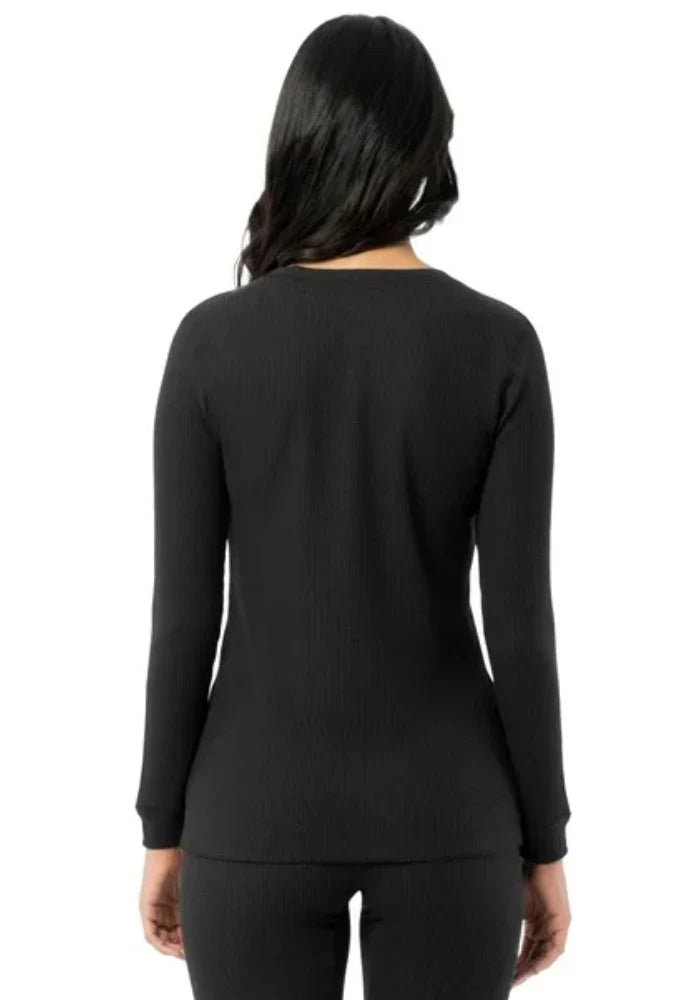 Women's Full-Body Thermal Warmer Wool (FULL SUIT) - BLACK