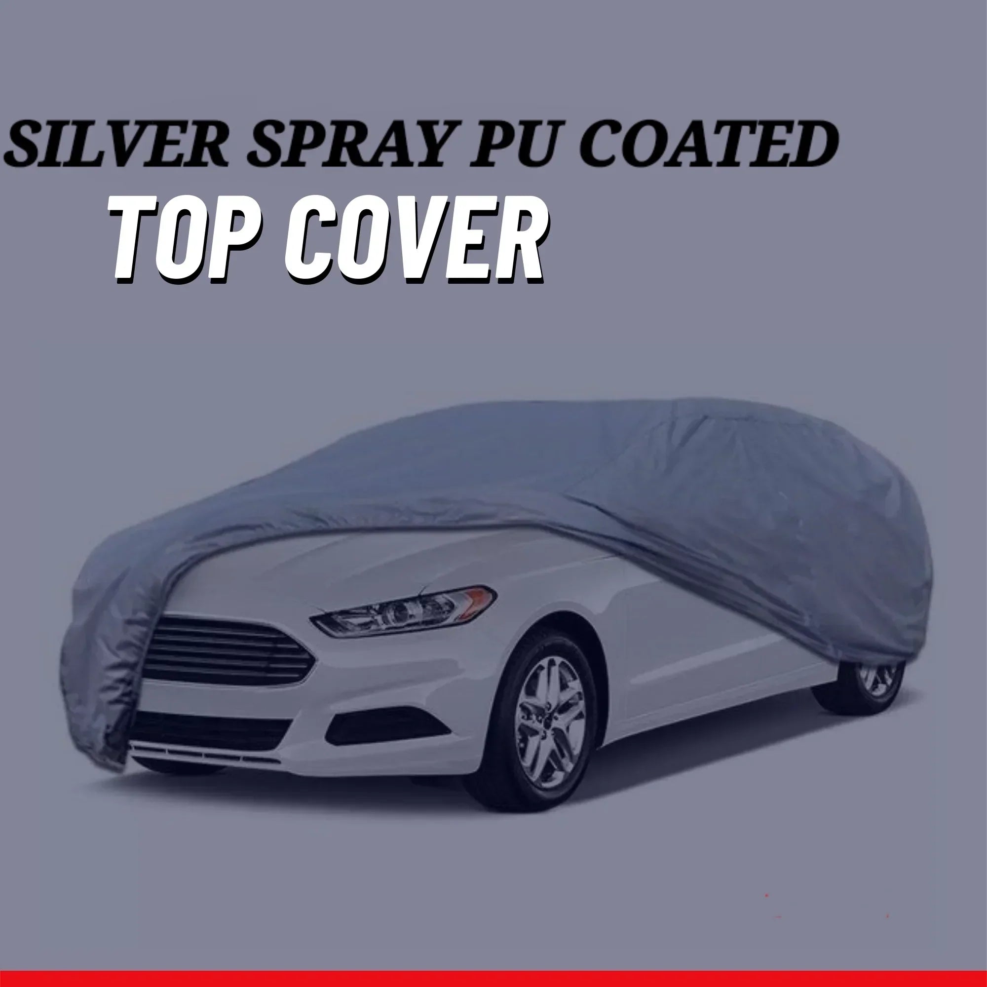 Hyundai Santro 2003-2014 Car Top Cover - Waterproof & Dustproof Silver Spray Coated + Free Bag (Car-06)