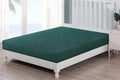 Soft Cotton Quilted 100% Waterproof Fitted Mattress Protector (Green).