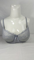 Maax Double Padded Imported Bra Grey