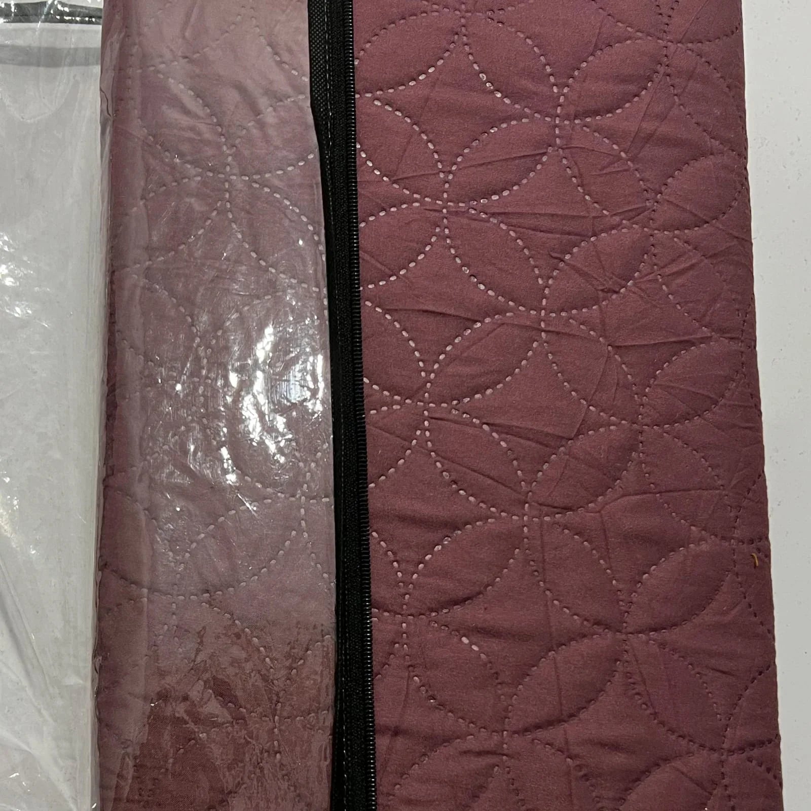 Soft Cotton Quilted 100% Waterproof Fitted Mattress Protector (Brown).