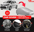 Kia Picanto 2019-2003 Car Top Cover - Waterproof & Dustproof Silver Spray Coated + Free Bag (Car-04)