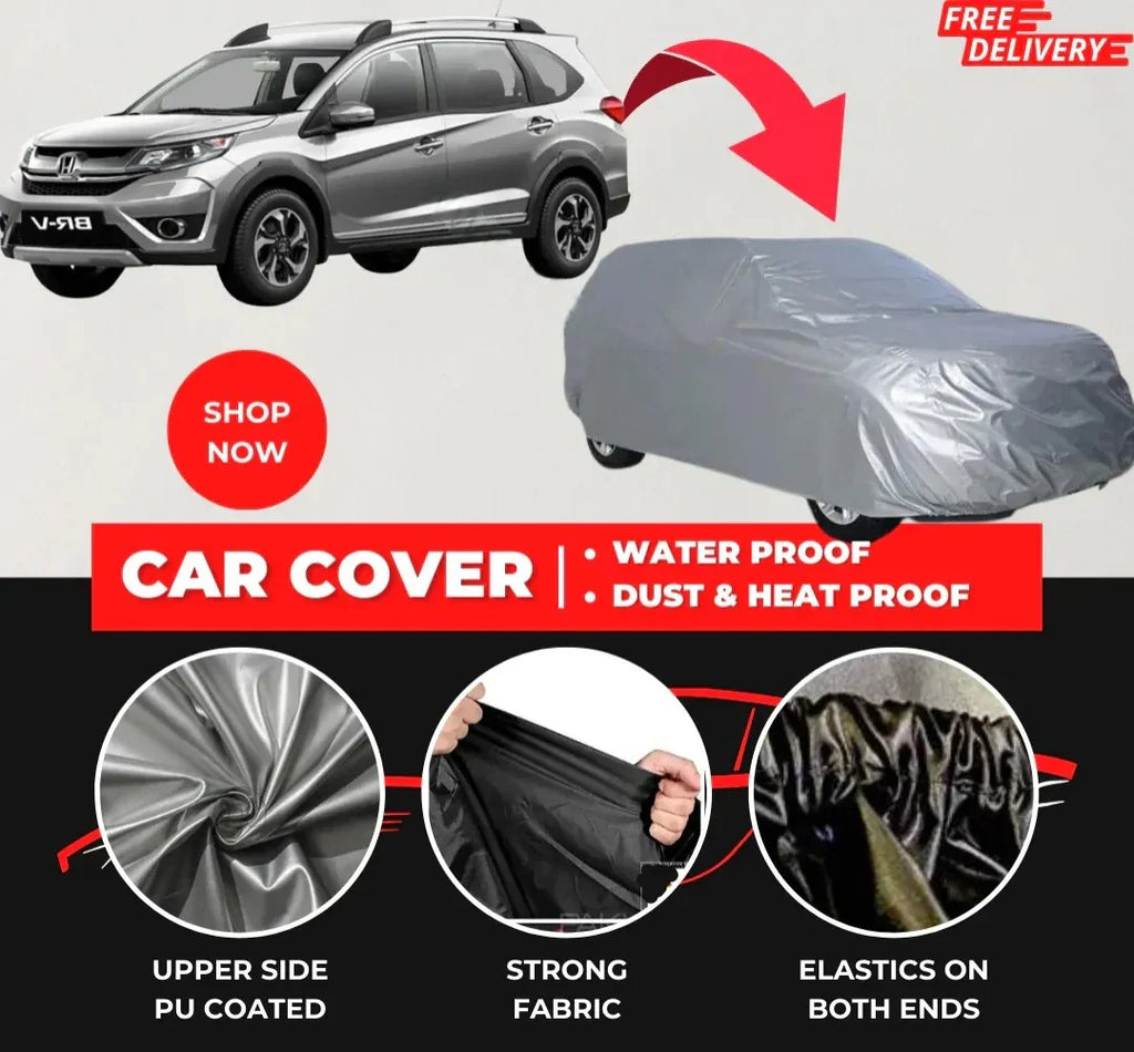 Honda BRV 2017-2025 Car Top Cover - Waterproof & Dustproof Silver Spray Coated + Free Bag (Car-06)