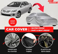 Toyota Corolla 2006-2013 Car Top Cover - Waterproof & Dustproof Silver Spray Coated + Free Bag (Car-06)