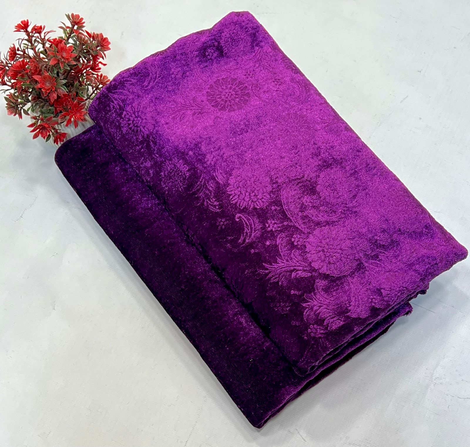 KOREAN VELVET 2PC KT-24 ( Purple )