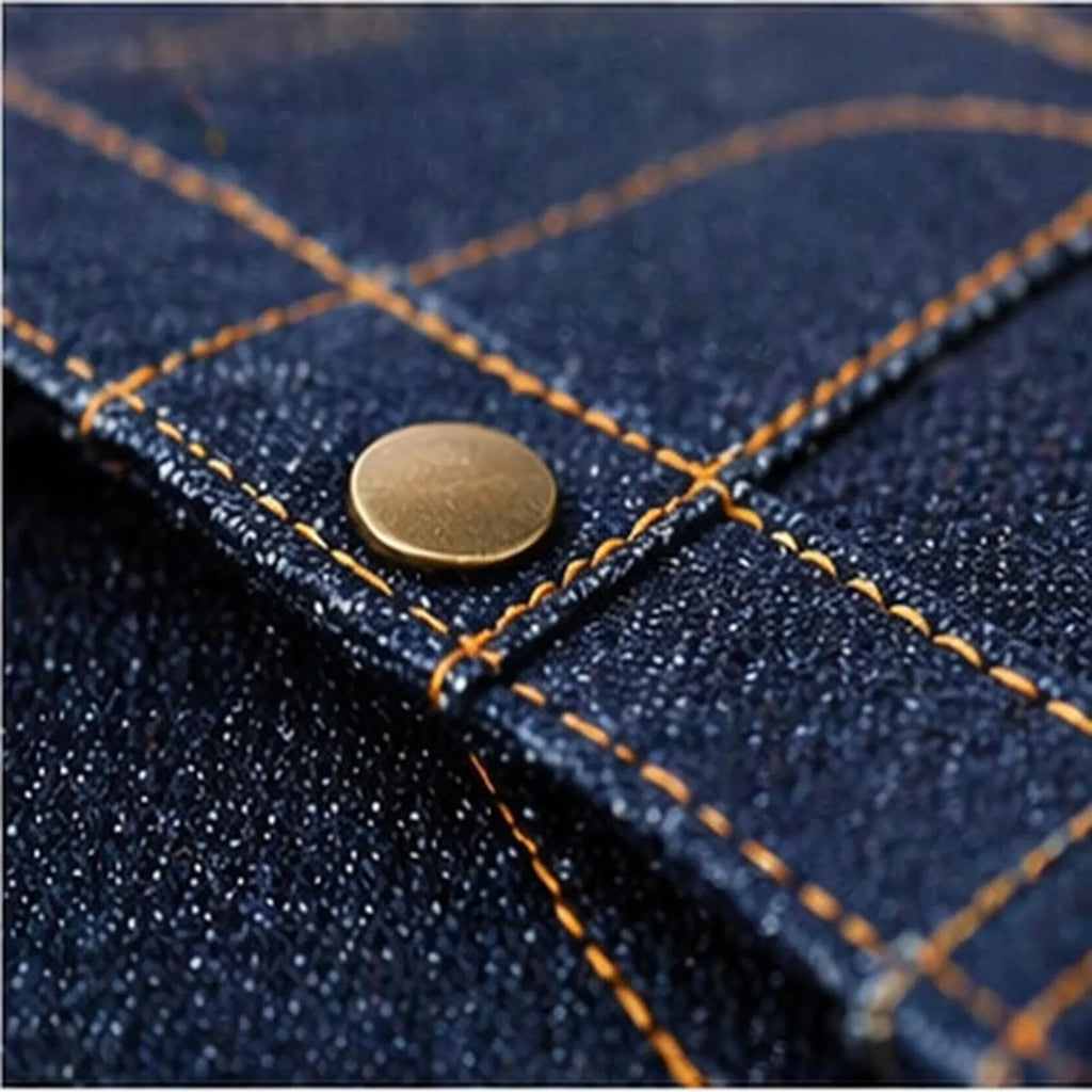Denim Jeans Mini Pocket Wallet with Secure Card Holder, Foldable Street Style Premium Purse