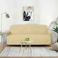 Quilted Sofa Cover (Beige)