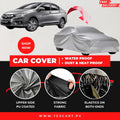 Honda City 2014-2025 Car Top Cover - Waterproof & Dustproof Silver Spray Coated + Free Bag (Car-06)